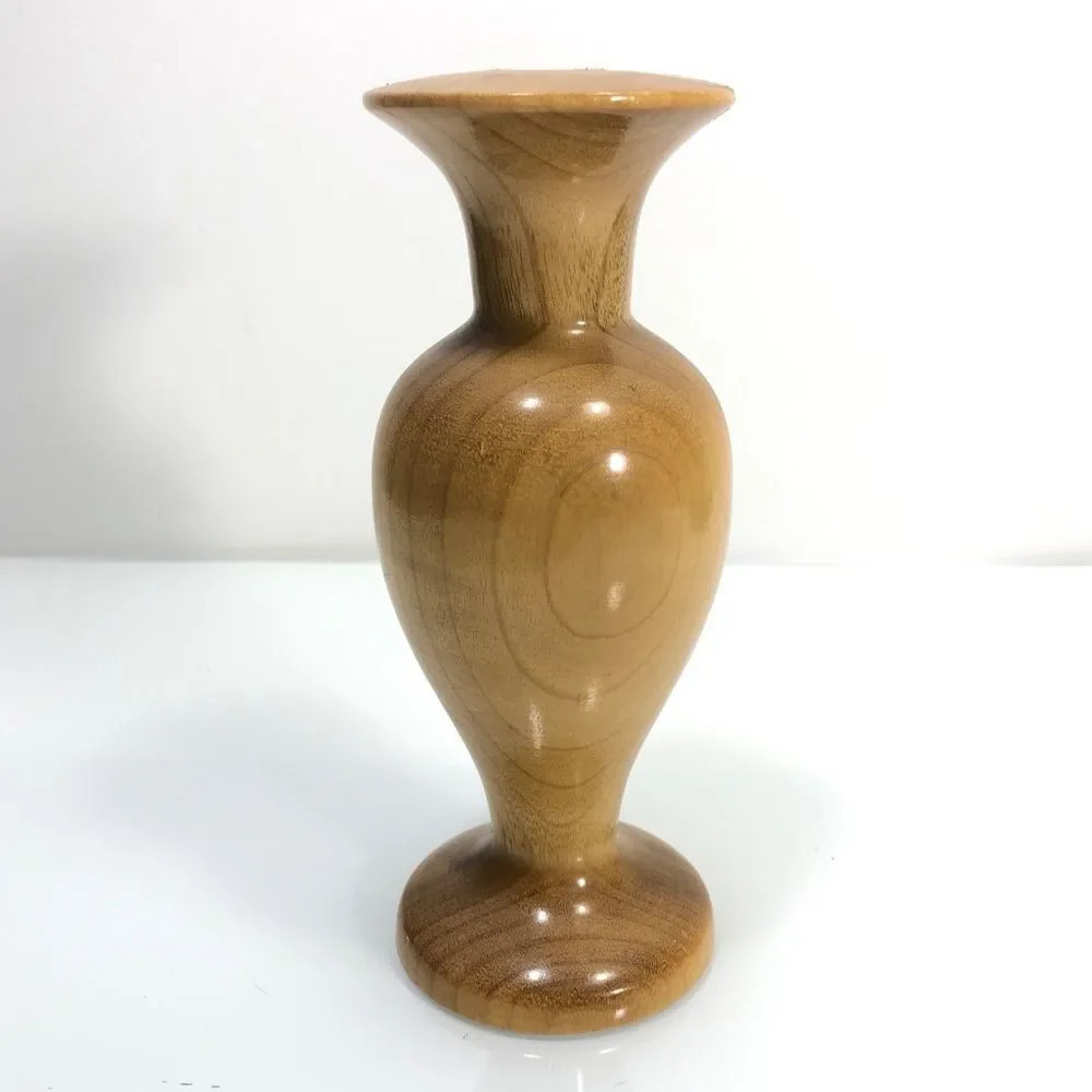 Vintage Handmade Oregon Myrtlewood Vase